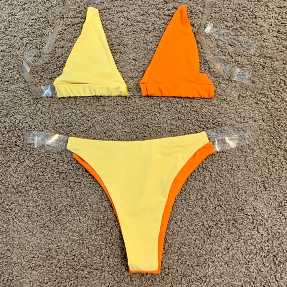 Lemonade Clear Strap Bikini - Picture 2 of 2